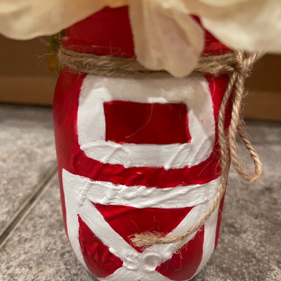 Farmhouse Mason Jar Painted Decor - Picture 3 of 9